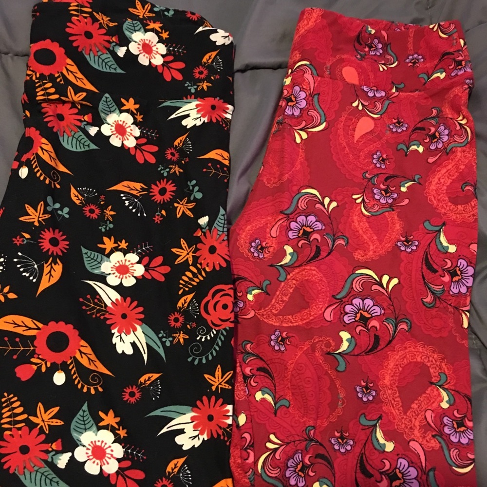 2 pair NEW Lularoe TC leggings
